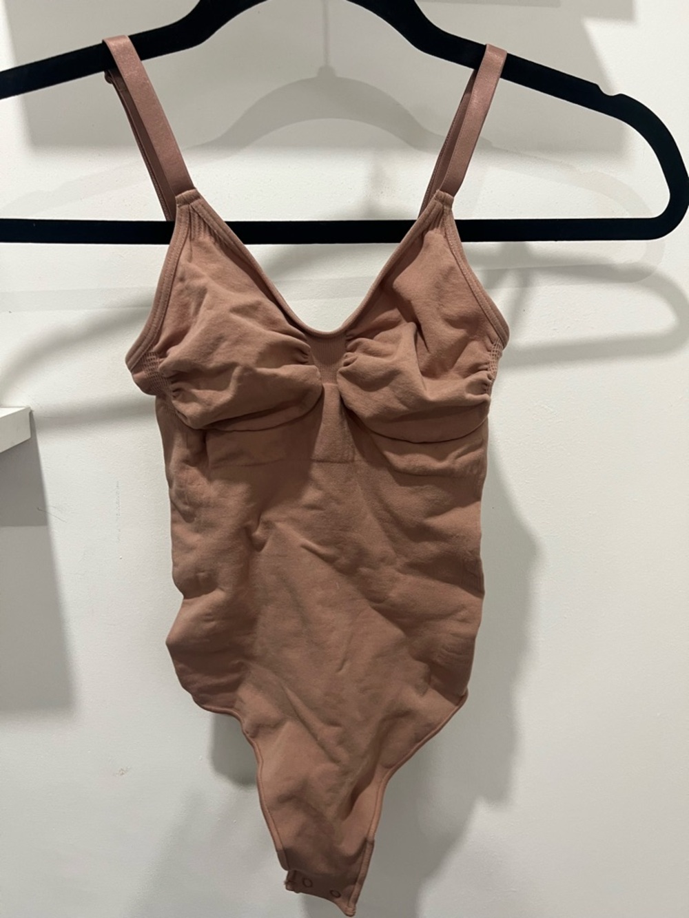 SKIMS Mauve Tank Bodysuit Scoop Neck